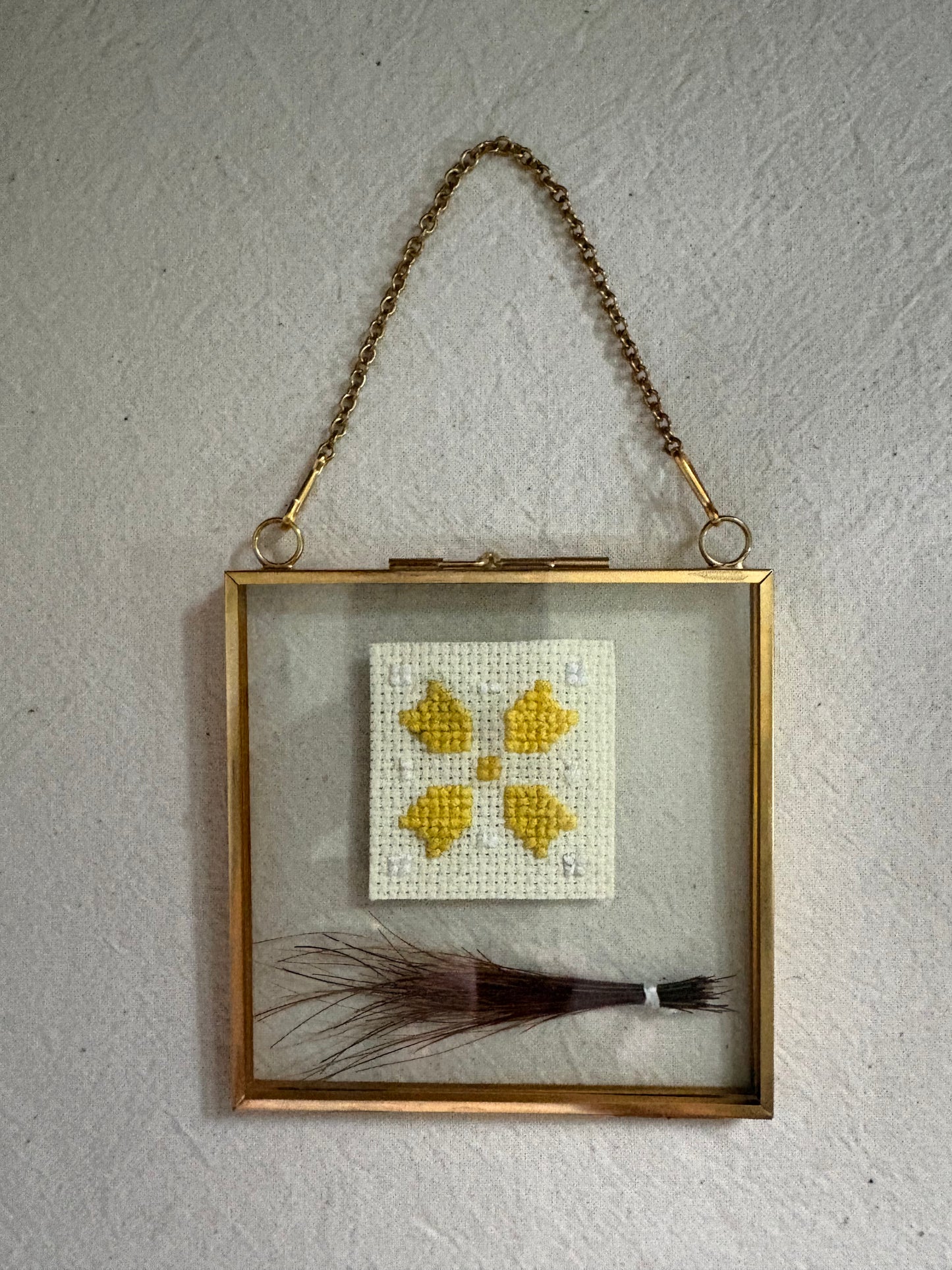 Framed Vyshyvanka Protective Amulet