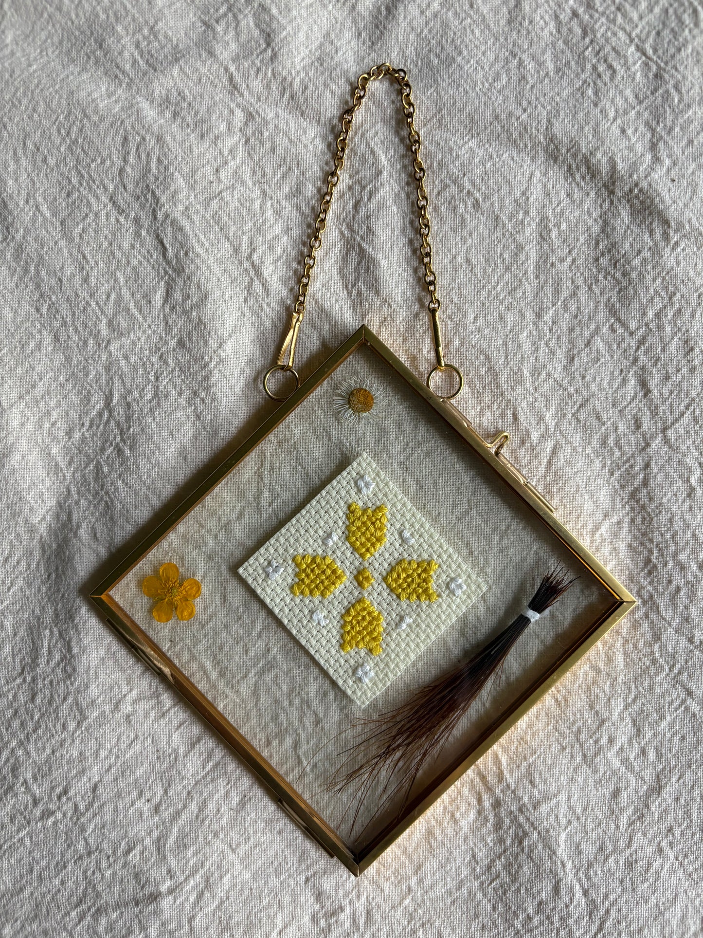 Framed Vyshyvanka Protective Amulet