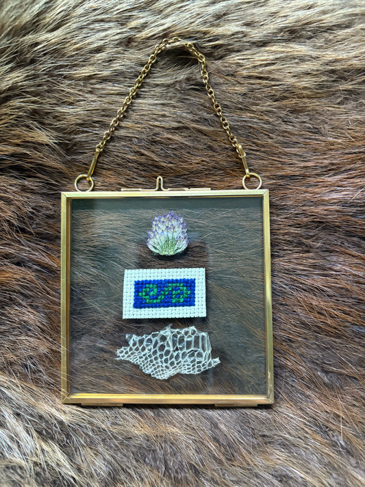 Framed Vyshyvanka Protective Amulet