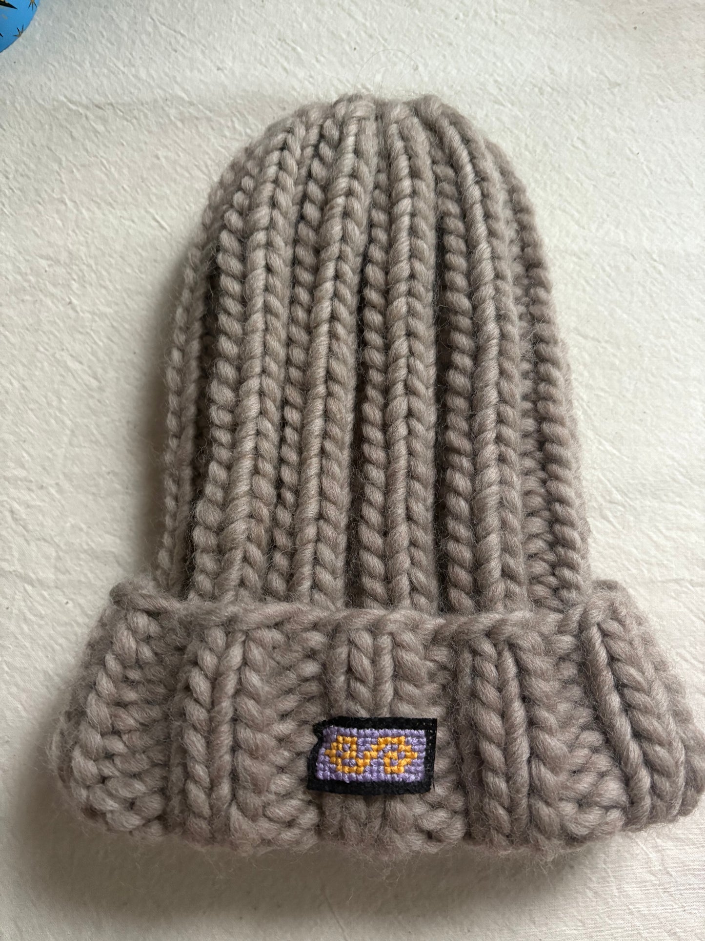 Kluchi Camel Toque: Hand-Knitted Crown & Third Eye Protection